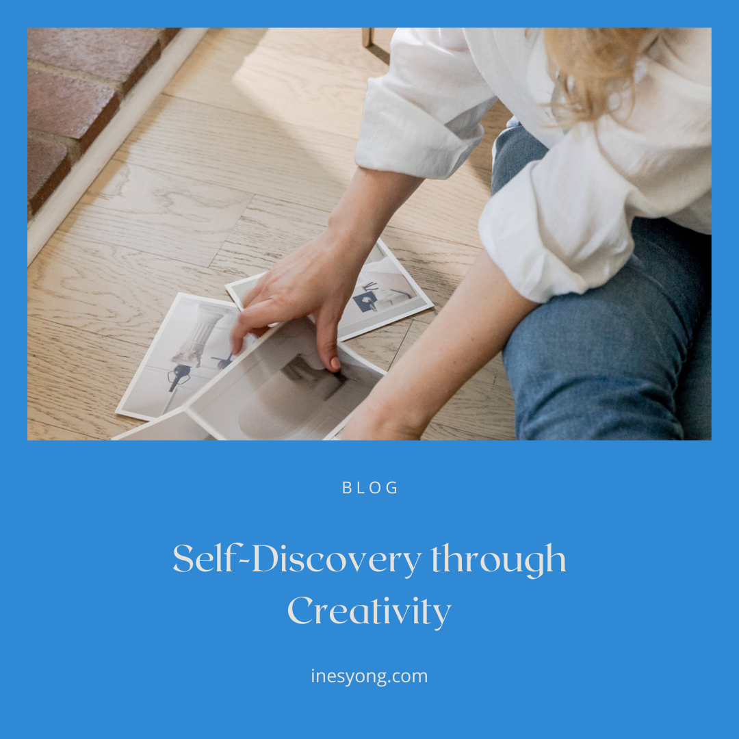 Blog banner titled Self-Discovery through Creativity.
